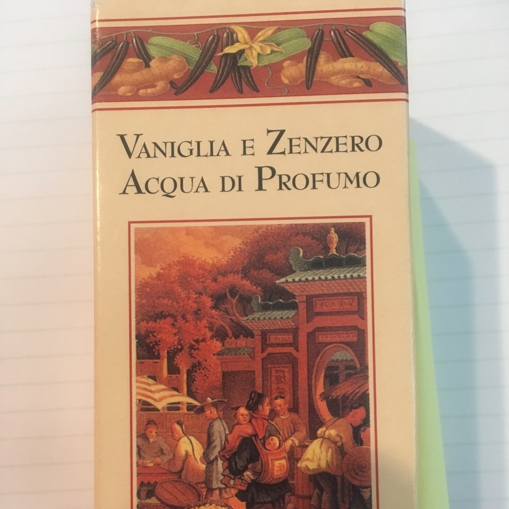 Vanigia e Zenzero Acqua di Profumo Italian Perfume